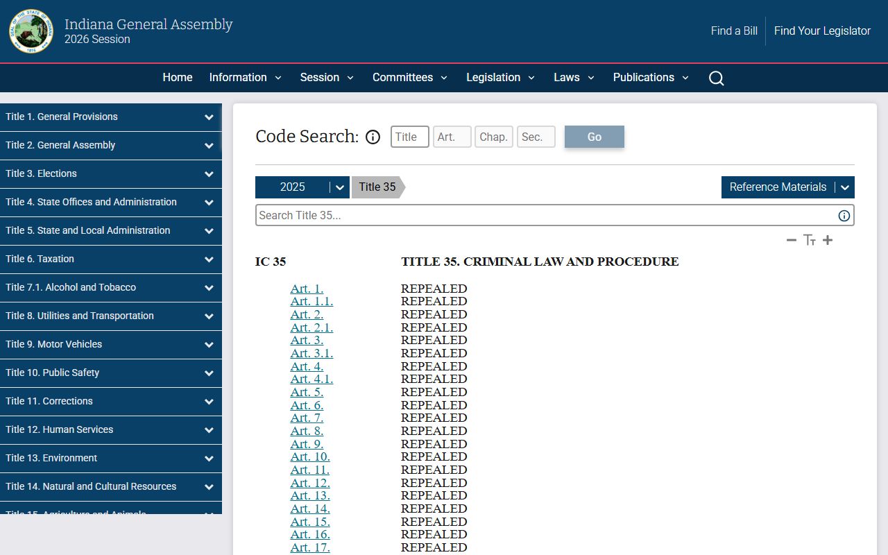 Owen County criminal court records Indiana criminal law source