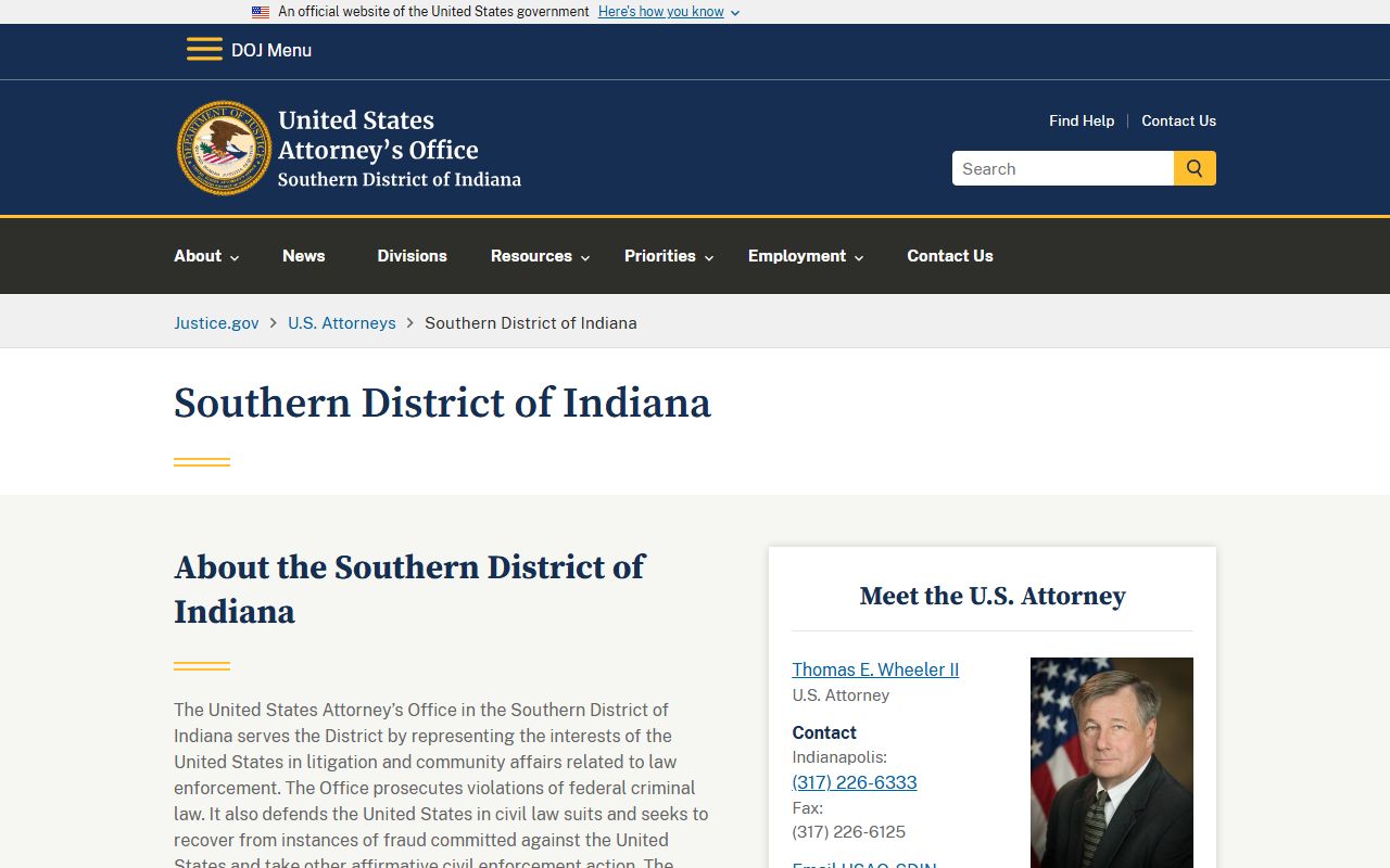 Owen County criminal court records federal prosecutor source